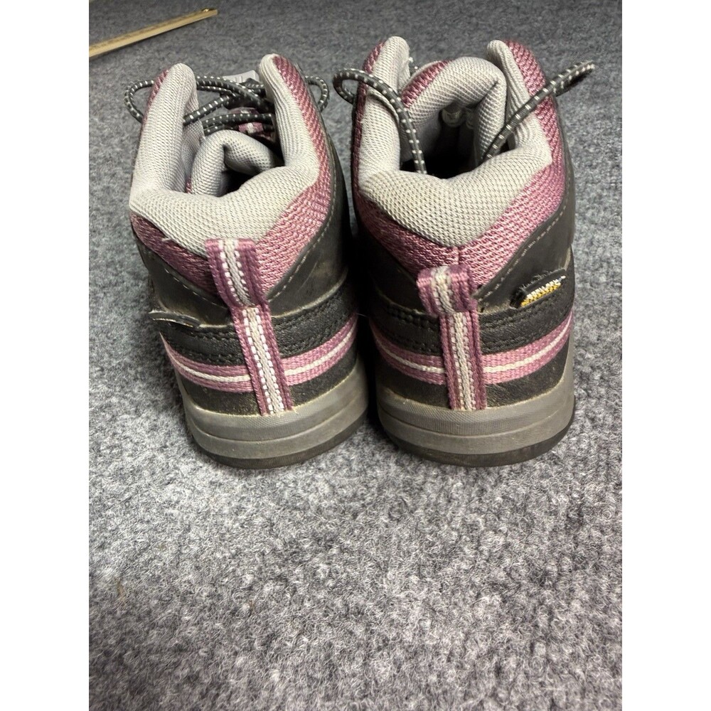 Keen Targhee Waterproof Hiking Boots – Girls Size 3 – Black/Pink – Mid – Bungee - Picture 3 of 7